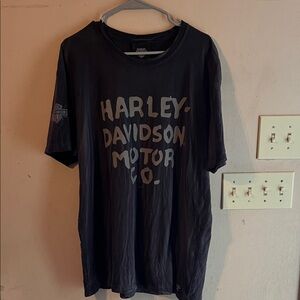 HARLEY-DAVIDSON MUSEUM TSHIRT GREY/BLACK LIMITED EDITION SIZE XL
